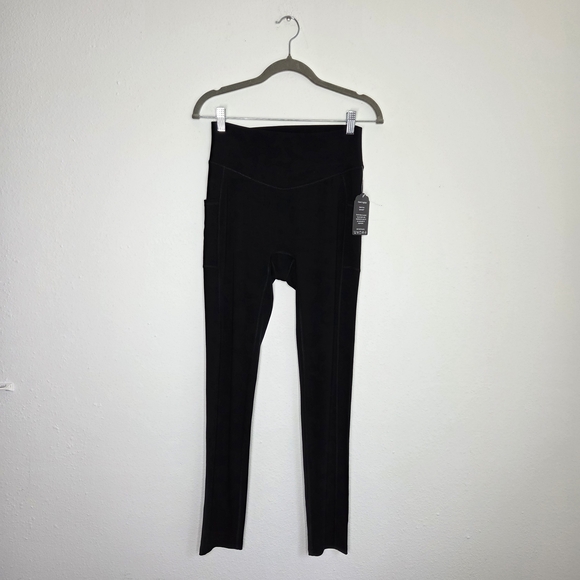 NAMARIE Sylvende Hemp yarn Classic High-Waist Black Non-Toxic Leggings M NWT - Picture 2 of 8